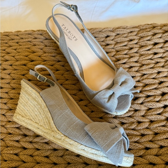 Talbots Shoes - Talbots Women's Gray Wedge Sandals